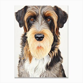 Otterhound 2 Watercolour dog Canvas Print