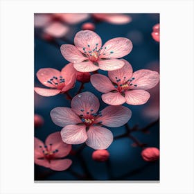 Cherry Blossoms Wallpaper Canvas Print