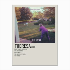 The Front Bottoms Theresa Theresa 2022 Poster Canvas Print