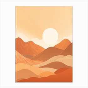 Desert Landscape 7 Canvas Print