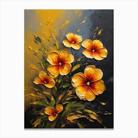 Yellow Flowers Canvas Print