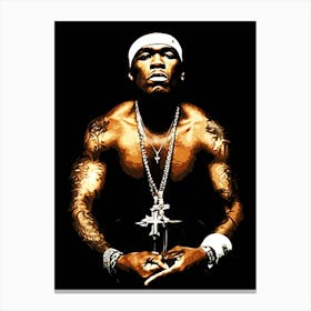 50 cent Canvas Print