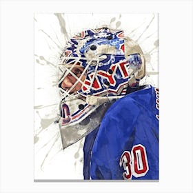 Henrik Lundqvist 2 Canvas Print