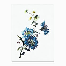 Blue Flowers 6 Canvas Print