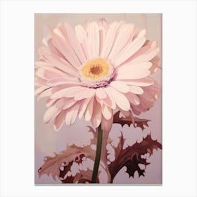 Floral Illustration Daisy 1 Canvas Print