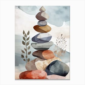 Pebbles Canvas Print