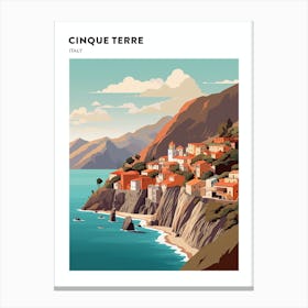 Cinque Terre Italy 1 Hiking Trail Landscape Poster Canvas Print