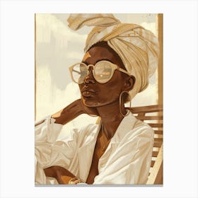 Portrait Of African Woman 58 Canvas Print