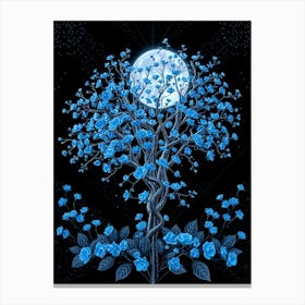 Moon Tree 3 Canvas Print