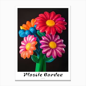 Bright Inflatable Flowers Poster Cineraria 5 Canvas Print