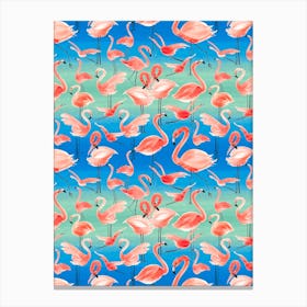 Flamingo Pink Canvas Print