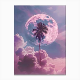 Pink Moon 2 Canvas Print