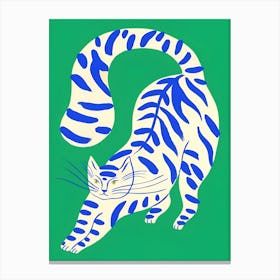 Striped Cat 1 Canvas Print