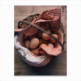 Eggs In A Basket Canvas Print