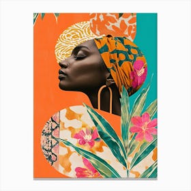 Portrait Of African Woman 3 Canvas Print