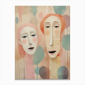 Masks Canvas Print