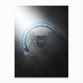 Peterborough United Football Poster Canvas Print