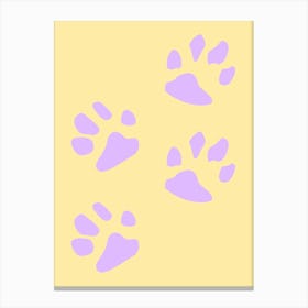 Paw Prints Canvas Print