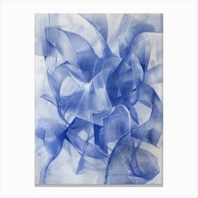 Abstract Blue Painting 11 Canvas Print