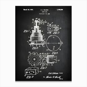 Tool Decor Screw Jack Poster Screw Jack Decor Screw Jack Art Patent Art Art Decor Patent Screw Jack Blueprint Ht6301 Canvas Print