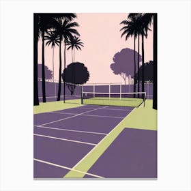 Tennis Court 3 Canvas Print