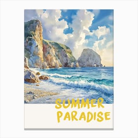 Summer Paradise Canvas Print