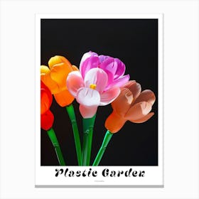 Bright Inflatable Flowers Poster Cyclamen 3 Canvas Print