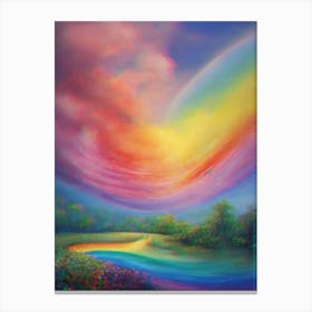 Rainbow In The Sky 6 Canvas Print