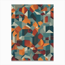 Abstract Geometric Pattern 6 Canvas Print