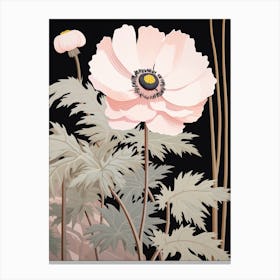 Flower Illustration Anemone 1 Canvas Print