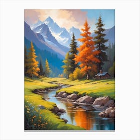 Autumn In The Mountains Canvas Print