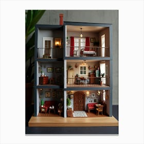 Miniature Doll House 3 Canvas Print