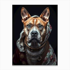 Portrait Of A Dog 1 Canvas Print