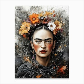 Frida Kahlo portrait 6 Leinwandbild