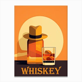 Whiskey Wonderland: Vintage Poster Art Canvas Print