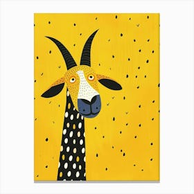 Yellow Goat 2 Canvas Print