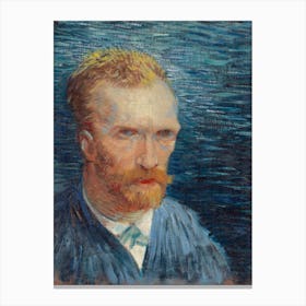 Self Portrait (1890), Vincent Van Gogh Canvas Print