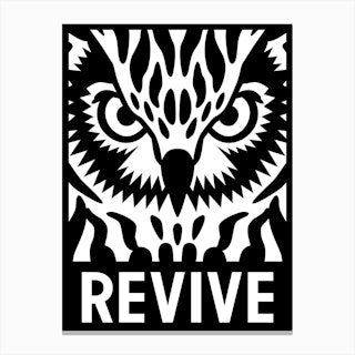 Revive Owl Canvas Print