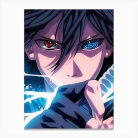 Anime Character With Blue Eyes Canvas Print