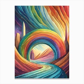 Rainbow Bridge Canvas Print