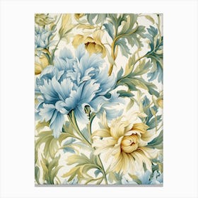 Floral Wallpaper 4 Canvas Print