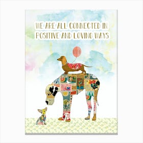 Connected Canvas Print
