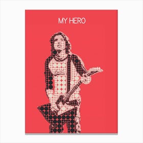 My Hero Dave Grohl Canvas Print