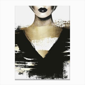 Black And Gold Canvas Print 7 Canvas Print