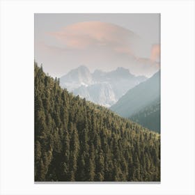 Majestic Mountain Views Canvas Print