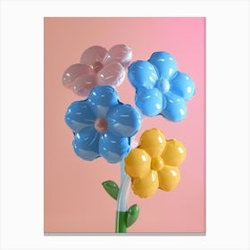 Dreamy Inflatable Flowers Forget Me Not 4 Canvas Print