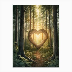 Heart Of The Forest Canvas Print