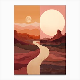 Desert Landscape 3 Canvas Print