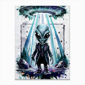 Alien Man Canvas Print