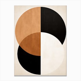 Kiel Contrast, Geometric Bauhaus Canvas Print